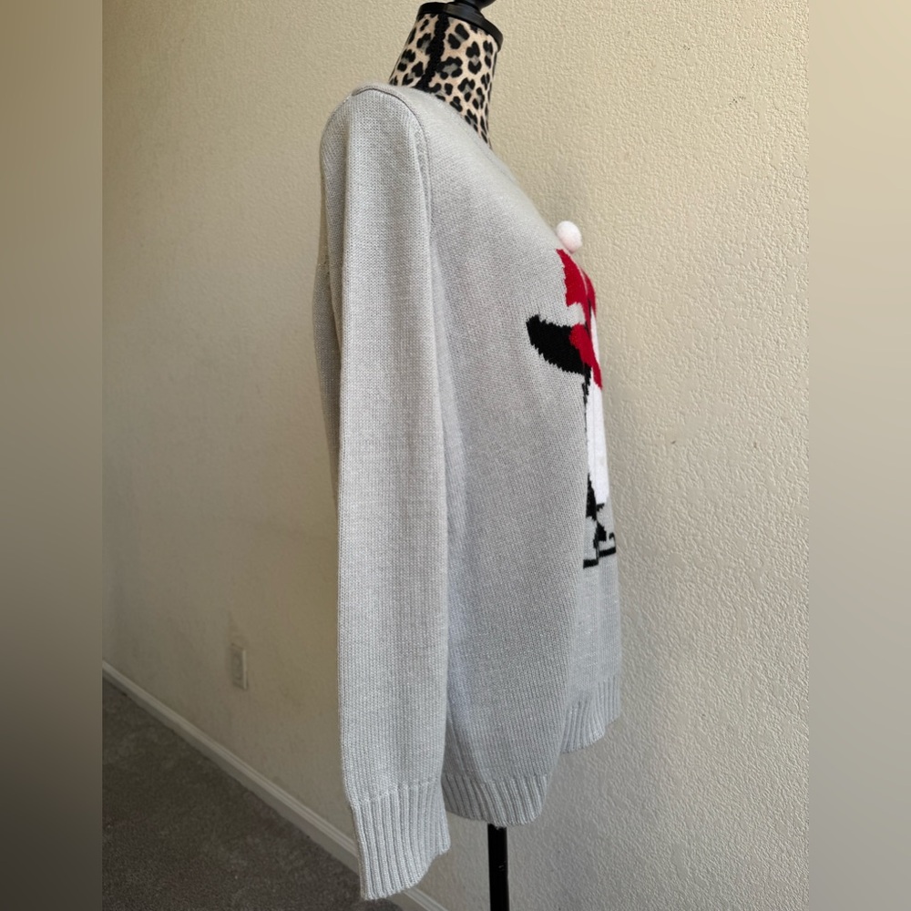 Grey Penguin Christmas Sweaters - Picture 4 of 6